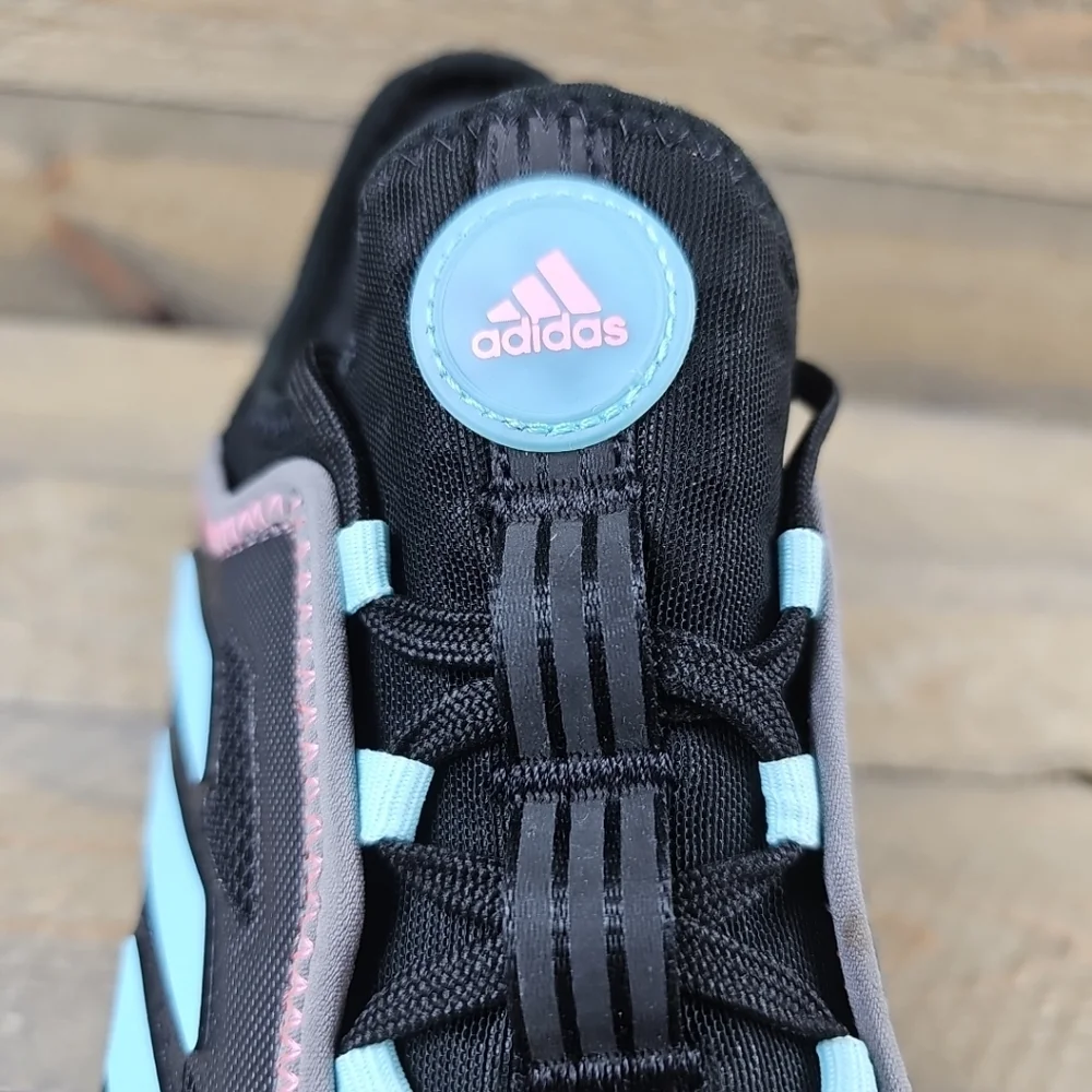 adidas Web Boost Men's Running Sportswear Shoes Carbon/Black/ Bliss Blue - Picture 9 of 12
